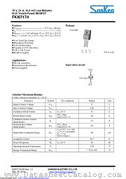 FKI07174 datasheet pdf Sanken