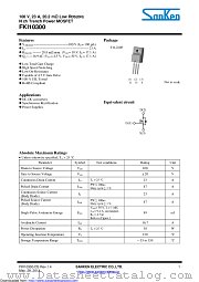 FKI10300 datasheet pdf Sanken