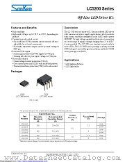 LC5203D datasheet pdf Sanken