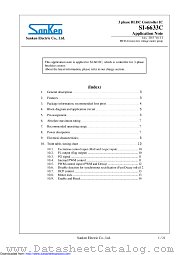 SI-6633C datasheet pdf Sanken