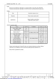 SI-6633M datasheet pdf Sanken
