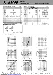 SLA5065 datasheet pdf Sanken