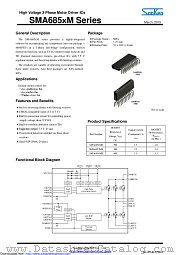 SMA6853MX datasheet pdf Sanken