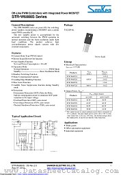 STR-W6052S datasheet pdf Sanken