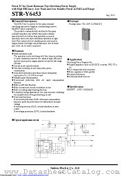 STR-Y6453 datasheet pdf Sanken