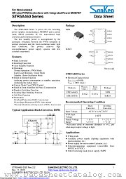 STR5A464D datasheet pdf Sanken