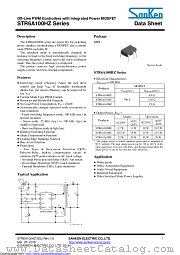 STR6A163HZ datasheet pdf Sanken