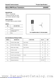 2SA900 datasheet pdf Savantic