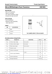 2SD1895 datasheet pdf Savantic