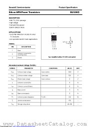 BU506D datasheet pdf Savantic