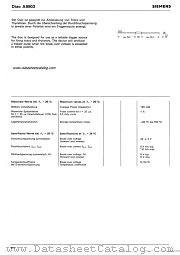 A9903 datasheet pdf Siemens