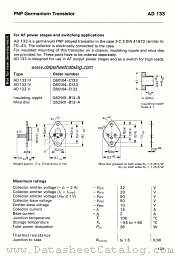 AD133III datasheet pdf Siemens