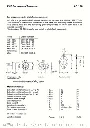 AD136 datasheet pdf Siemens