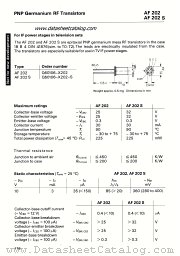 AF202S datasheet pdf Siemens