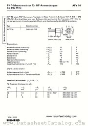 AFY16 datasheet pdf Siemens