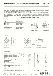 AUY18IV datasheet pdf Siemens