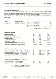 BA127D datasheet pdf Siemens