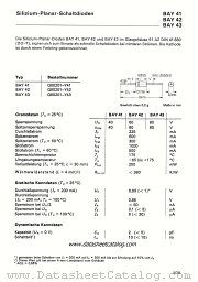 BAY42 datasheet pdf Siemens