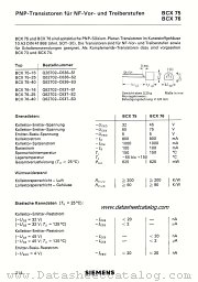 BCX75-40 datasheet pdf Siemens