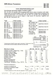 BD139 paired datasheet pdf Siemens