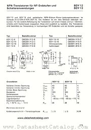 BDY13 datasheet pdf Siemens