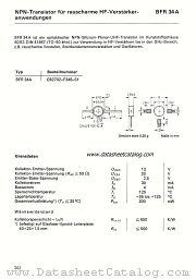 BFR34A datasheet pdf Siemens