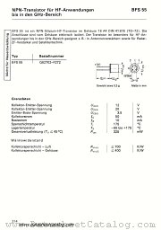 BFS55 datasheet pdf Siemens