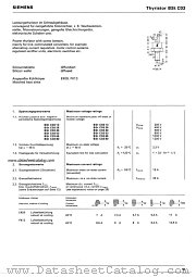 BStC0380 datasheet pdf Siemens