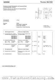 BStCC0133 datasheet pdf Siemens