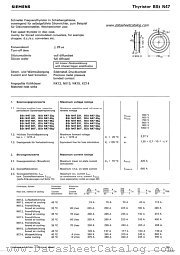 BStN4746f datasheet pdf Siemens