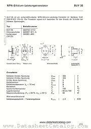 BUY35 datasheet pdf Siemens