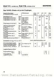 FLH111 datasheet pdf Siemens