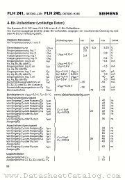 FLH245 datasheet pdf Siemens