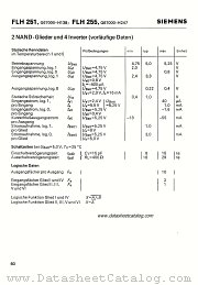 FLH255 datasheet pdf Siemens