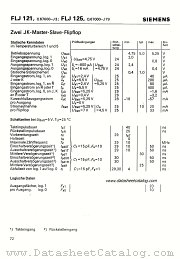 FLJ125 datasheet pdf Siemens