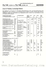 FLJ145 datasheet pdf Siemens
