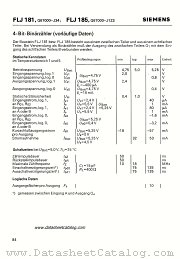 FLJ185 datasheet pdf Siemens