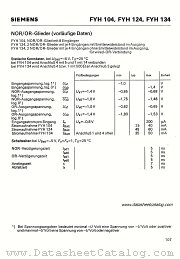 FYH134 datasheet pdf Siemens