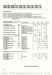 FZH111 datasheet pdf Siemens
