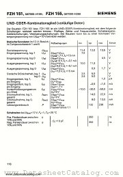 FZH151 datasheet pdf Siemens