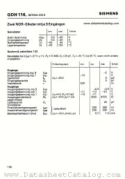 GDH116 datasheet pdf Siemens