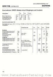 GDH136 datasheet pdf Siemens