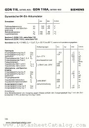 GDN116A datasheet pdf Siemens