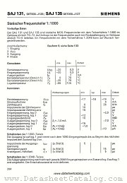 SAJ135 datasheet pdf Siemens