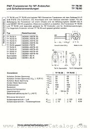TF78/30IV datasheet pdf Siemens