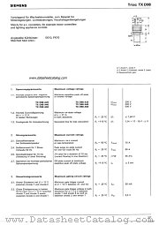 TXD98A20 datasheet pdf Siemens