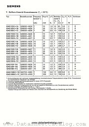 GAO20G-1B datasheet pdf Siemens