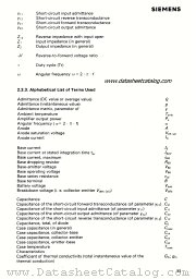 Terms Used datasheet pdf Siemens