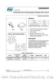 2N2920AHRG datasheet pdf ST Microelectronics