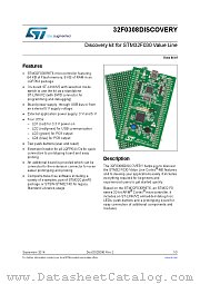 STM32F0308-DISCO datasheet pdf ST Microelectronics